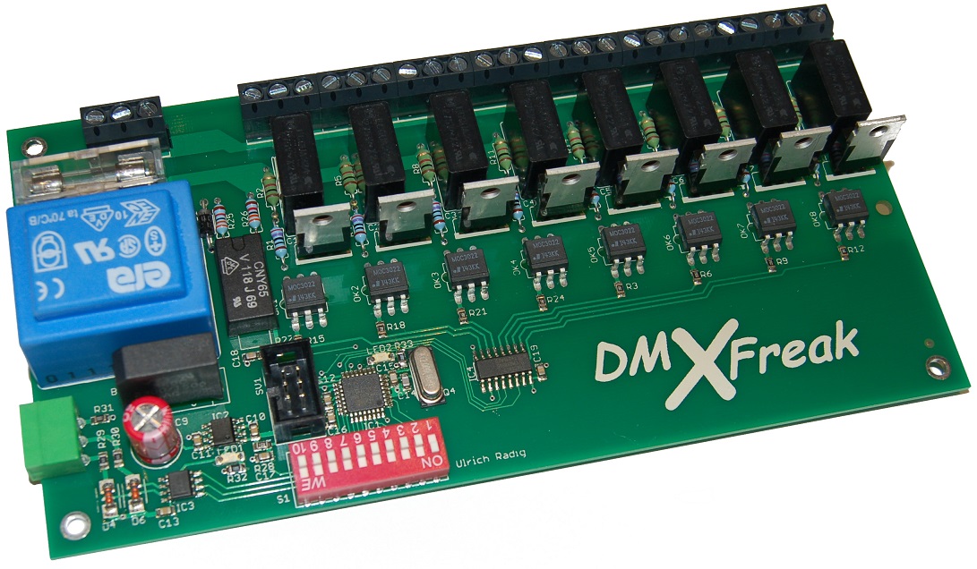 DMX Dimmer Leiterplatte 