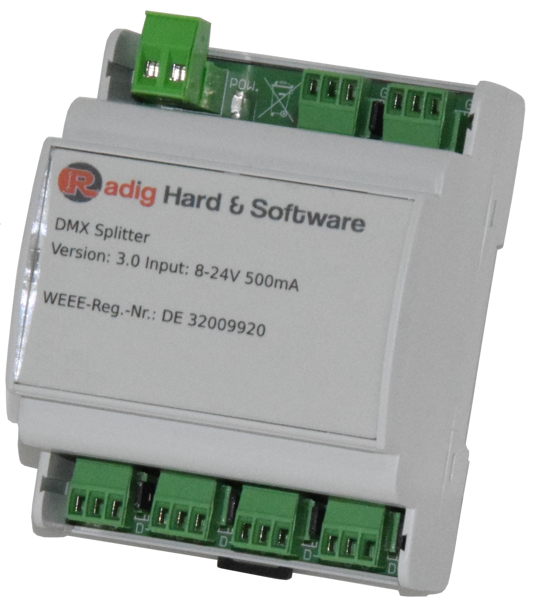 4 Kanal Hutschienen Splitter 4 Kanal Hutschienen Splitter